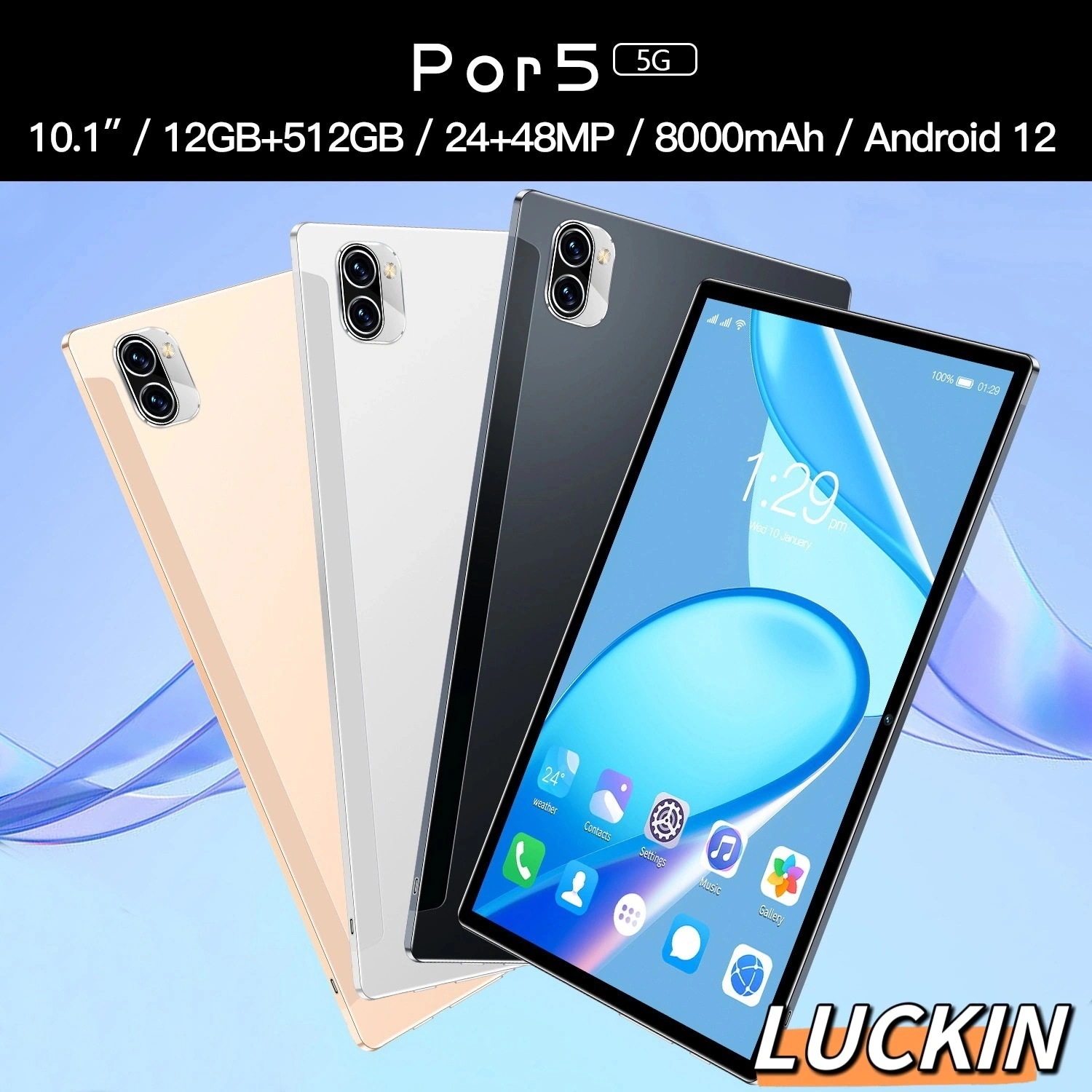 【新品特典】タブレット PC 10.1インチ 新年新登場 Android12.0 Wi-Fi 8+128GB IPS液晶 wi-fi版 MTK6797 CPU 在宅勤務 ネット授業 液晶保護フィル