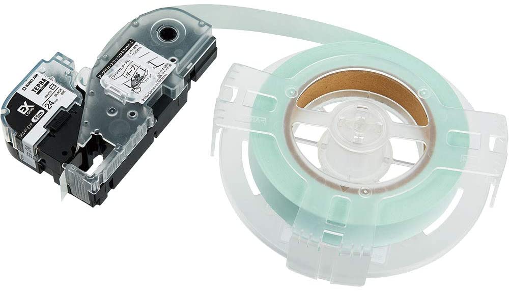 テプラPROテープカートリッジ 詰替用EXロングテープ 24mm 白 SS24K-EXR