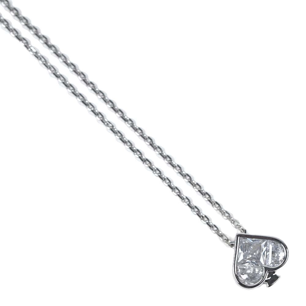ケイトスペード ネックレス レディース ミニペンダント アクセサリー ソー スペード キュービックジルコニア クリア シルバー KATE SPADE KJ660-250