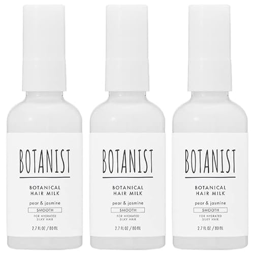 【セット】 ボタニスト BOTANIST ボタニカル ヘアミルク スムース ペアー＆ジャスミン 80mL 3本セット アウトバストリートメント 5,269円