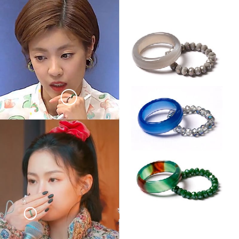 [ソンミチョンソミンチェガンヒ イハイチョヨジョン着用][韓国の人気芸能人着用] BRIGHT RING(2set)