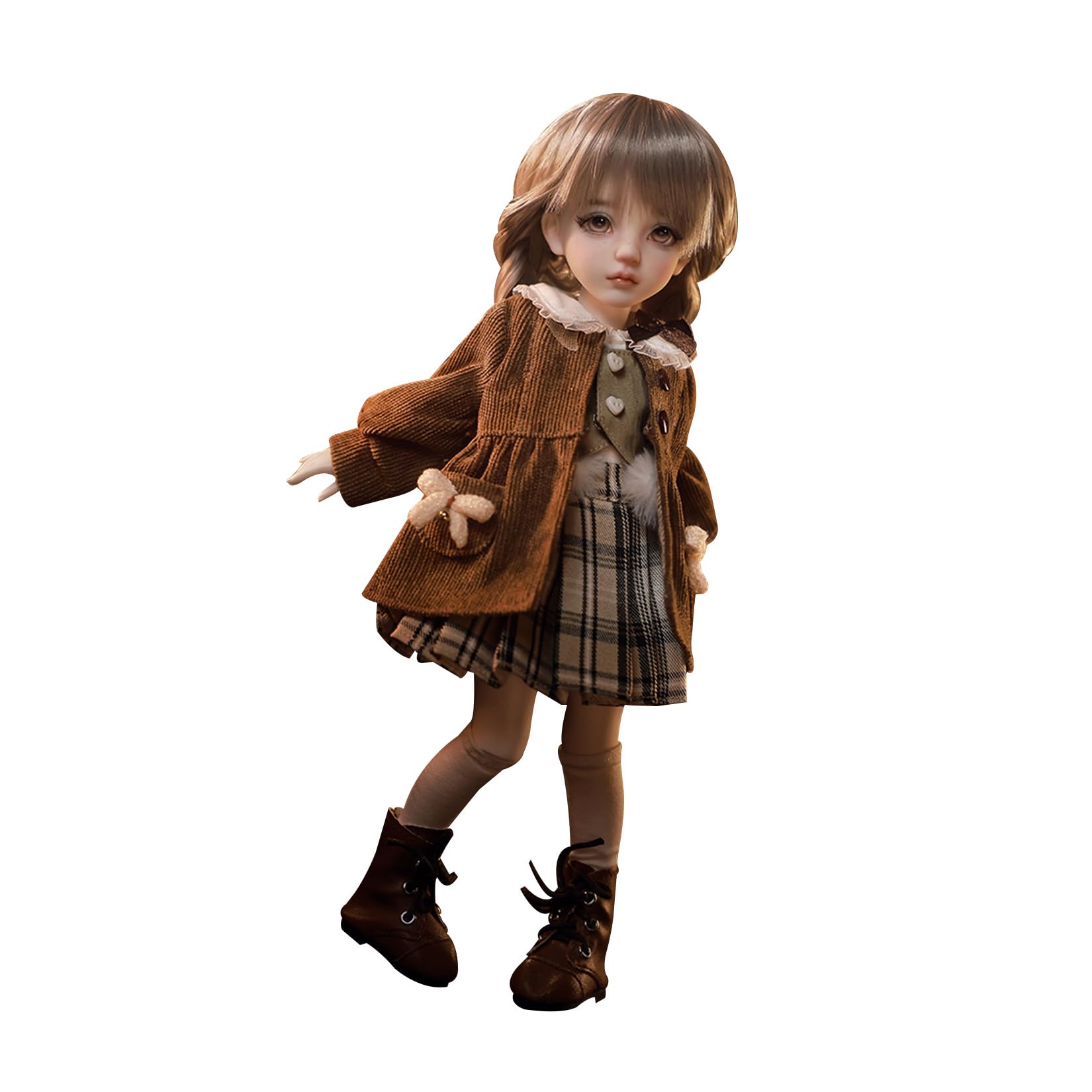 shuga fairy 1/6 スケール 球体関節人形 女 秋のキャンパス 制服 元気 BJDドール 可動 フィギュア 身長27.5CM メイク済み 仮装でき 可愛い 樹脂 服セット