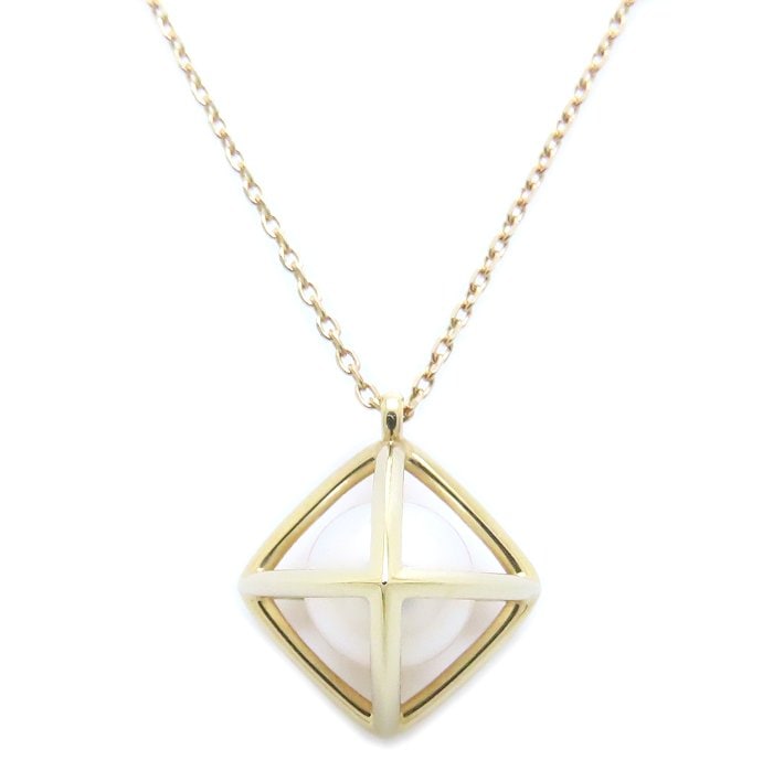 リファインドリベリオンネオ パール ネックレス 真珠6.9ミリ K18YG イエローゴールド レディース/294276【中古】