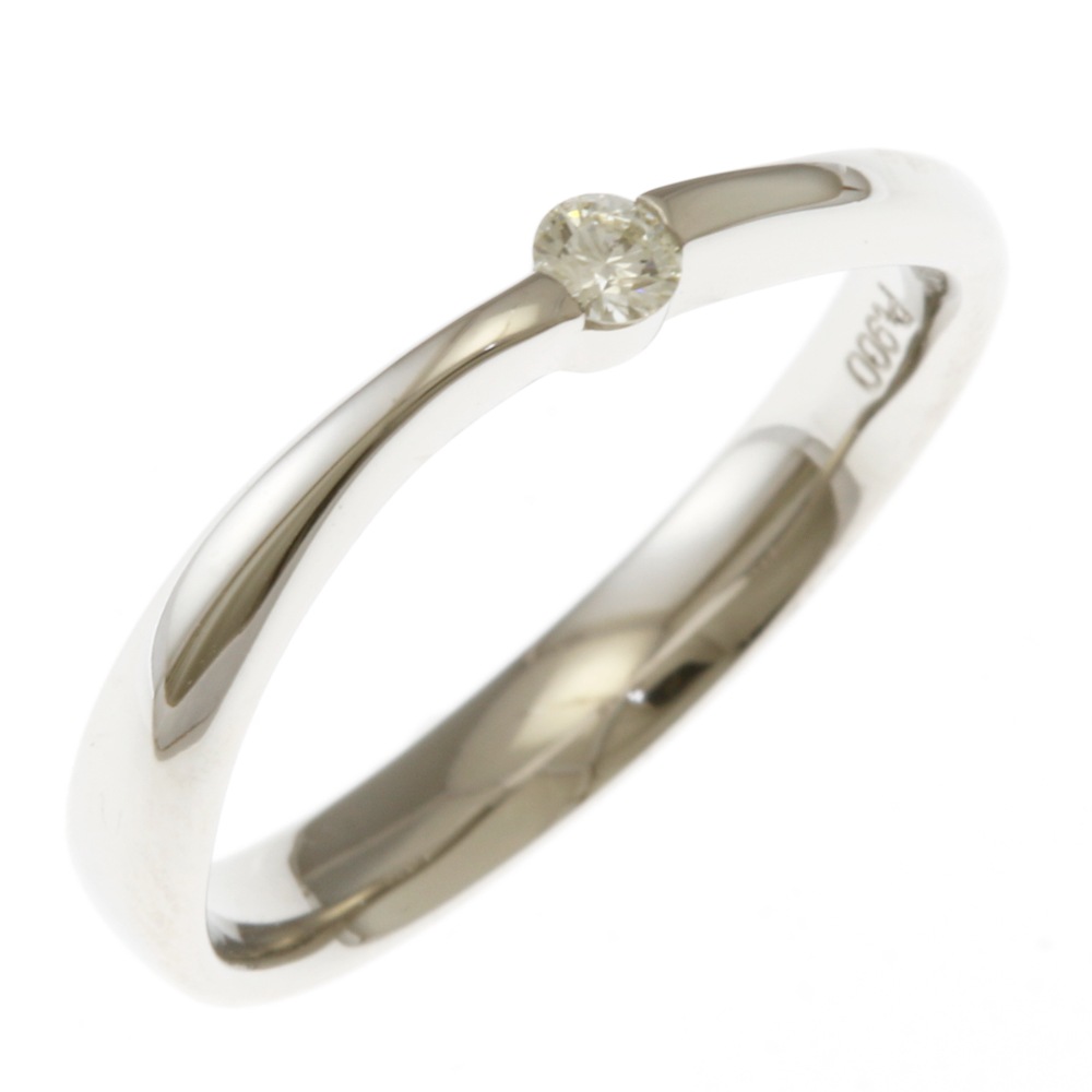 リング 指輪 10.5号 Pt900プラチナ ダイヤモンド 中古 美品