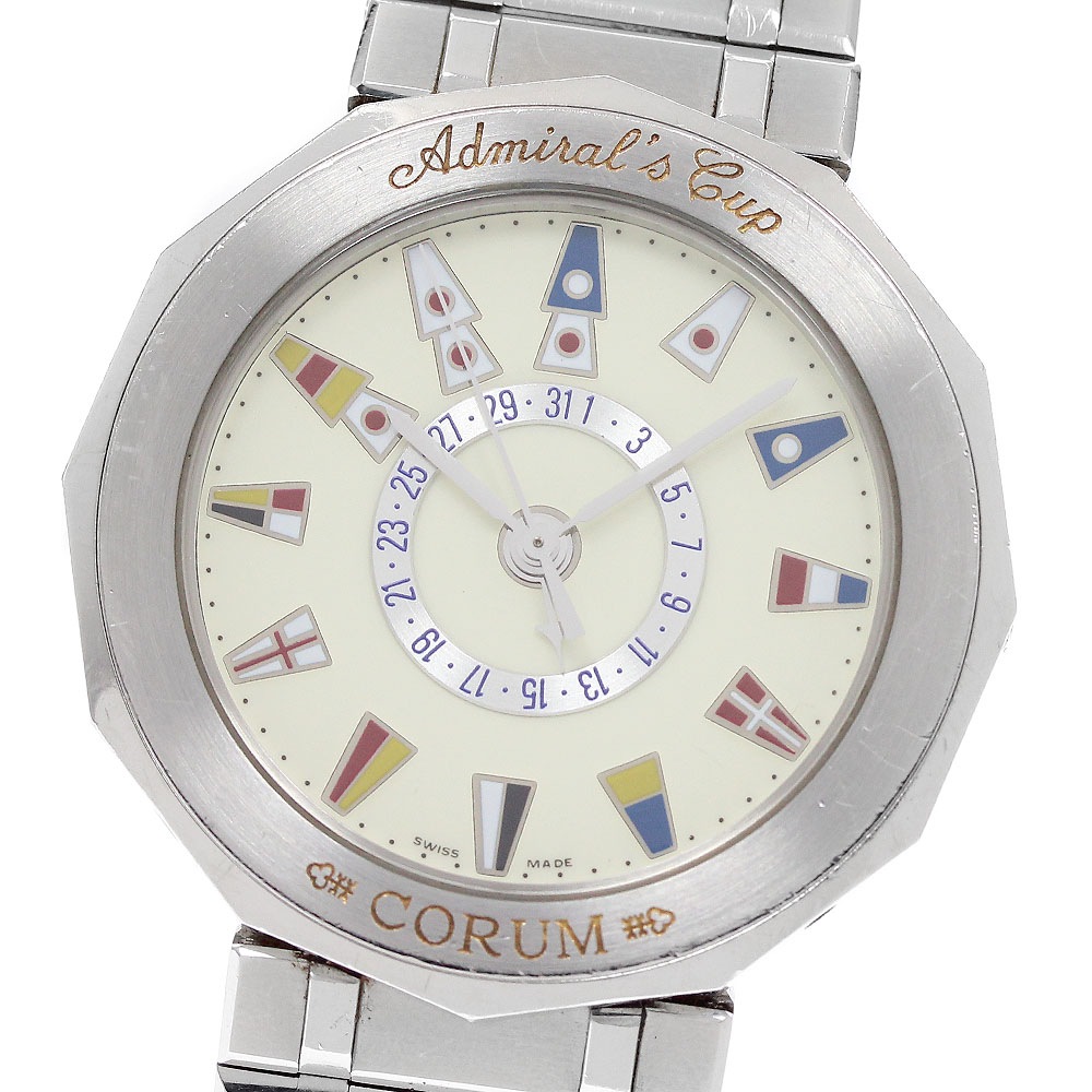 コルム CORUM 263.810.20 V350 アドミラルズカップ デイト クォーツ メンズ _953436【中古】