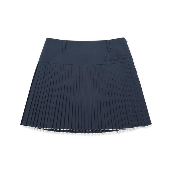 [マルボン公式] ワイド帯ジャンプリーツスカート NAVY (WOMAN)