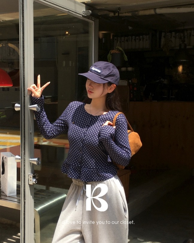 [MADE] クラウドフリル ドットカーディガン cd1276