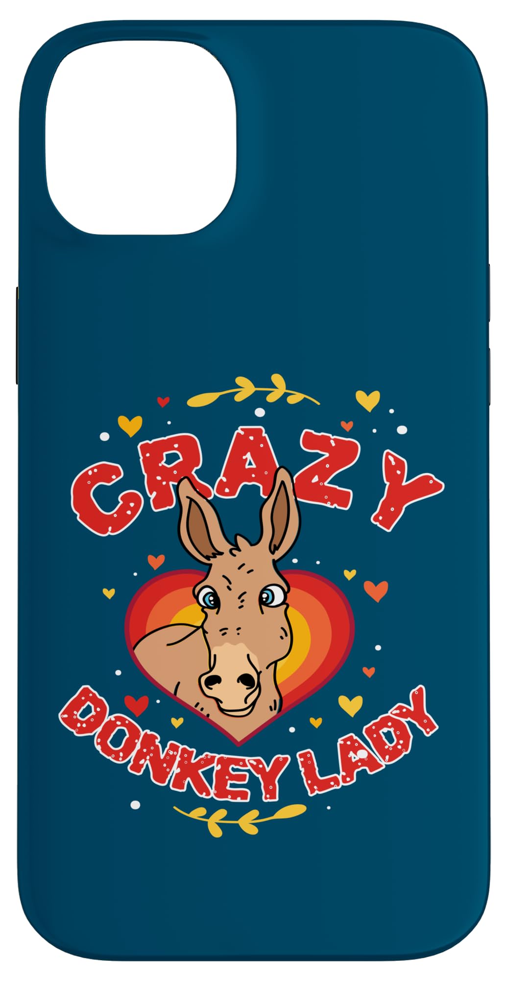 クレイジードンキーレディファニードンキーラバー スマホケース iPhone 14 Plus 用