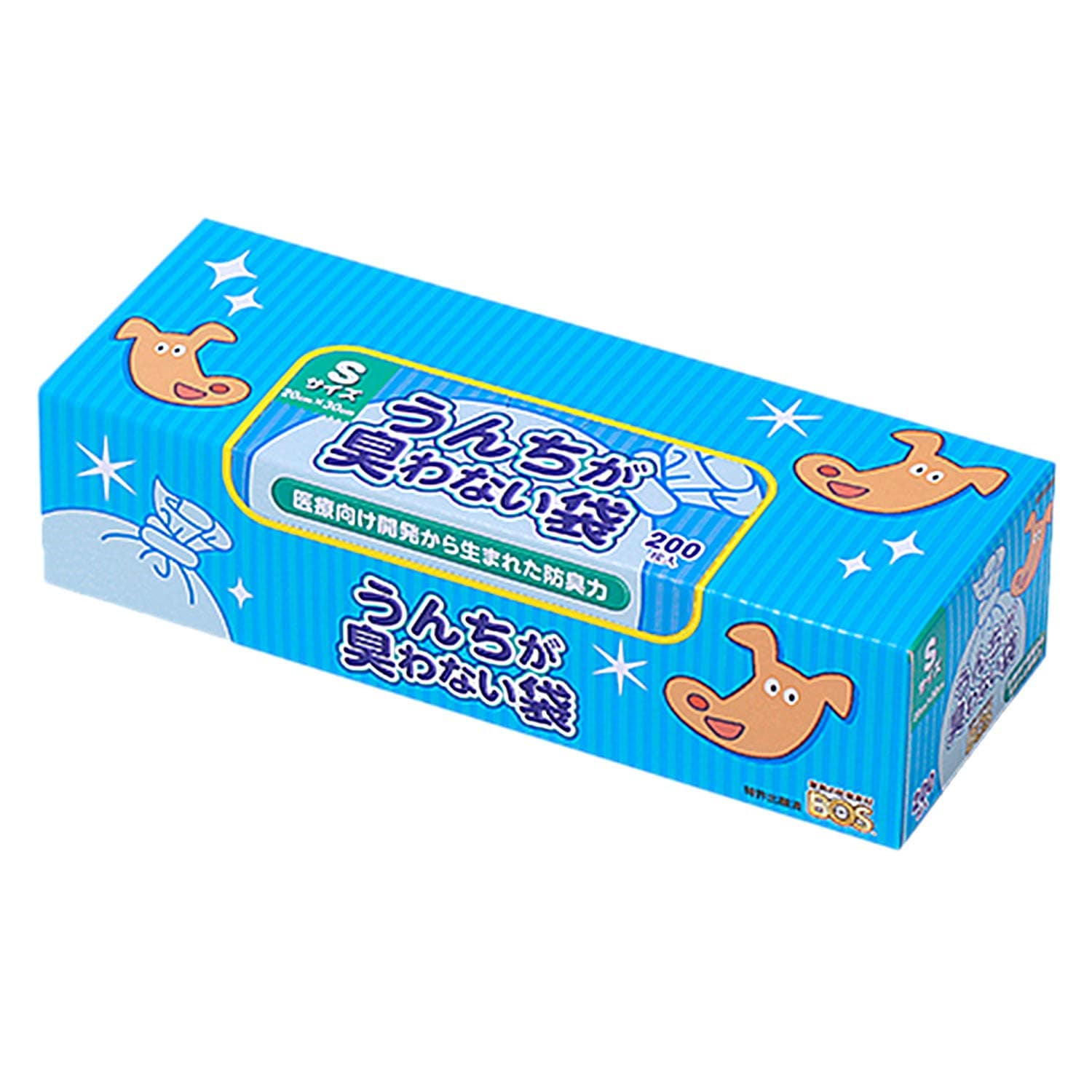 クリロン化成 うんちが臭わない袋BOS (ボス) ペット用 Sサイズ S 200ﾏｲ*2 4,626円