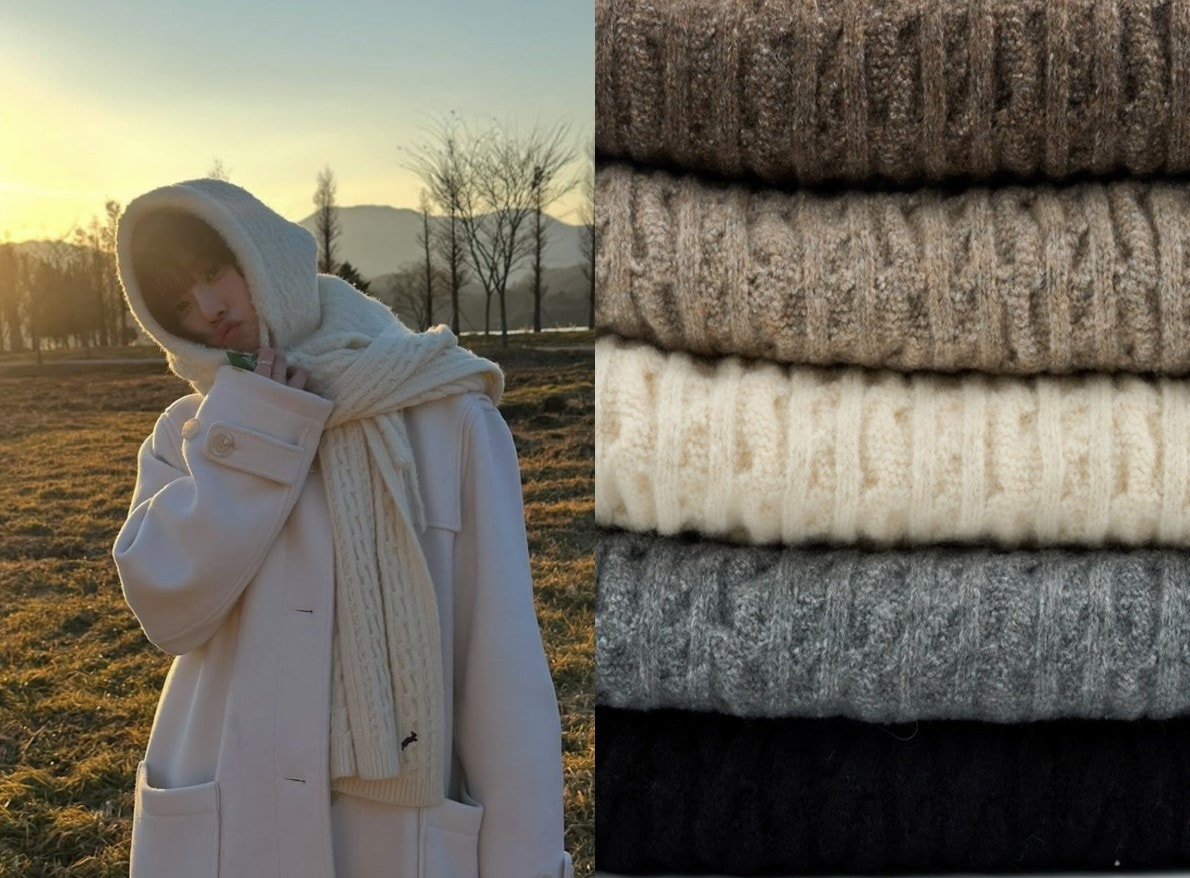 [AESPA WINTER]Boston muffler_5colors