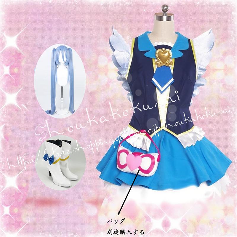 ハピネスチャージプリキュア 白雪ひめ キュアプリンセス Cure Princess コスプレ衣装 イベント コスチューム 変装活動 仮装 学園祭 撮影 祭り