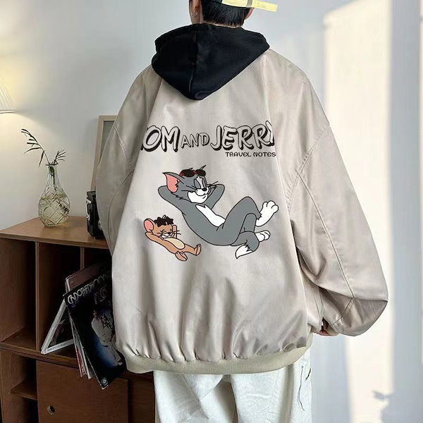 Qoo10] トムとジェリー 服 ジャケット メンズ