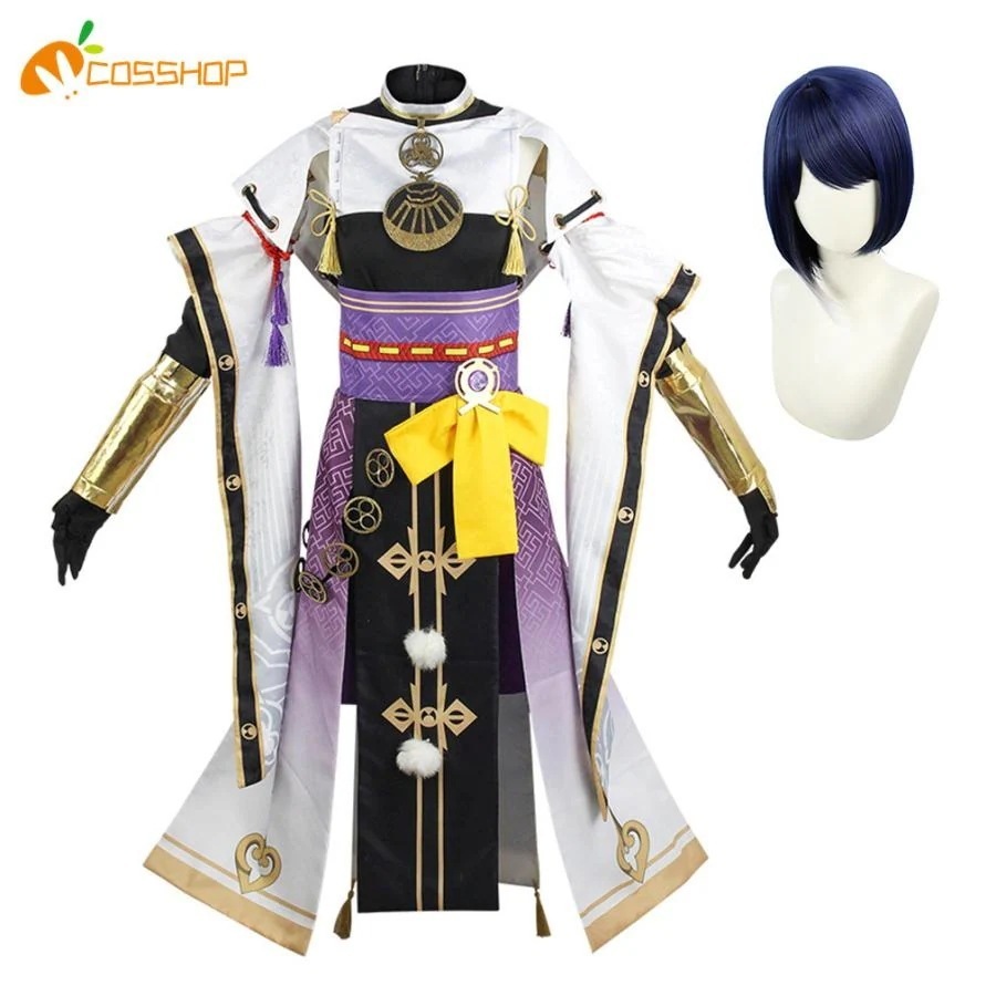 原神 げんしん　genshin 九条裟羅 くじょうさら 風　ウィッグ付き　コスプレ 衣装 演出服 変装 仮装 二次会 イベント パーティー