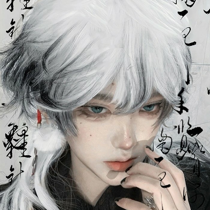 ウィッグ グラデーション 男装 メンズ かつら 自然 フルウィッグ ショートウィッグ ショートヘア コスプレ おしゃれ かっこいい 可愛い ショート 耐熱ウィッグ 小顔効果抜群 コスチューム 仮装 演