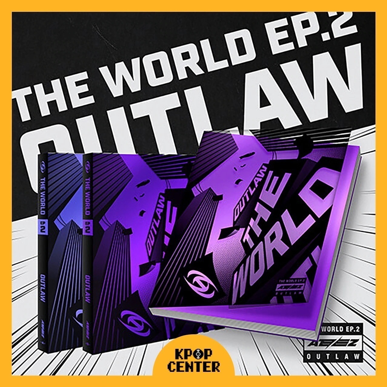 [ATEEZ/3種中選択] OUTLAW Album / THE WORLD EP.2 : OUTLAW / Album
