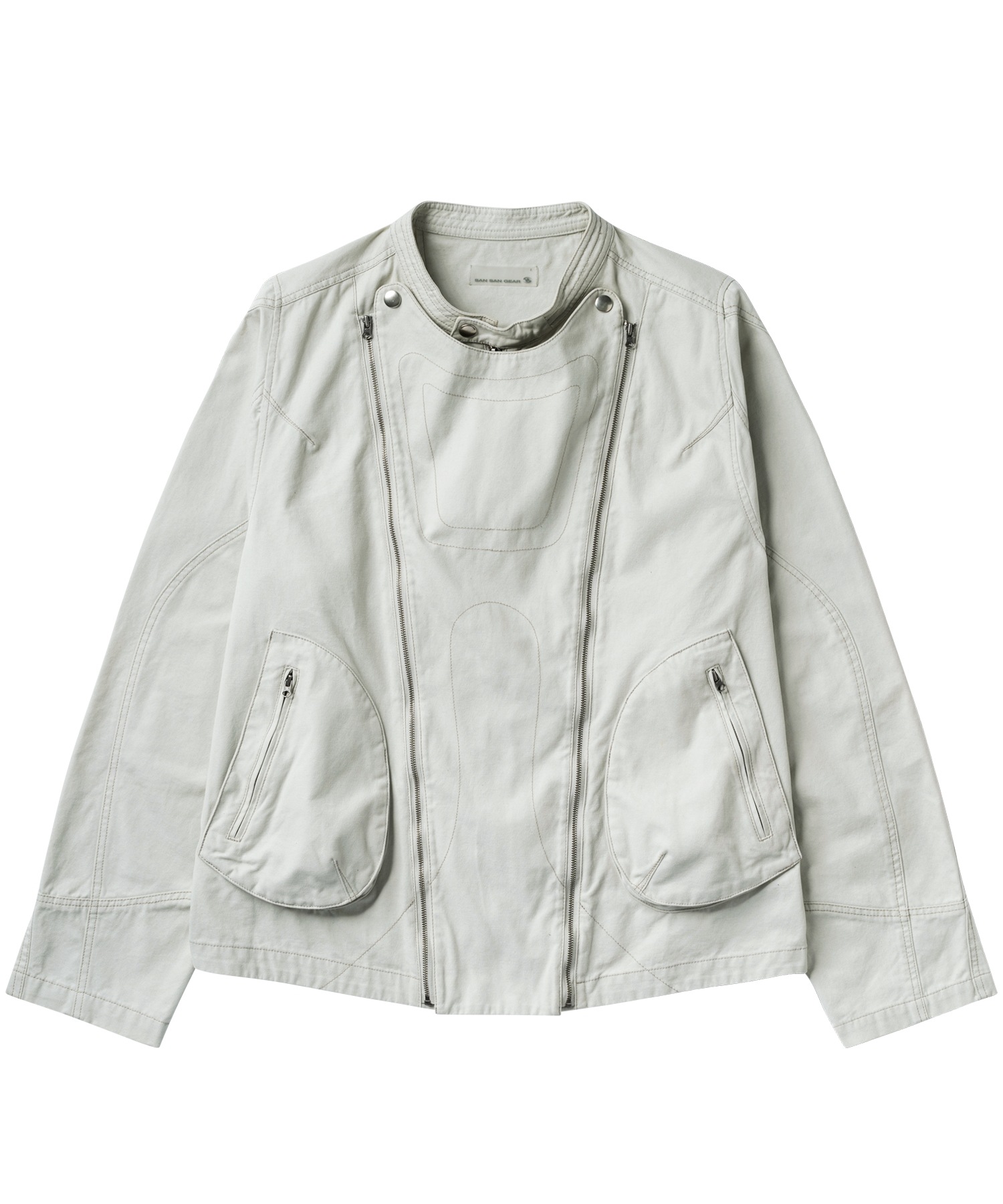 【SANSANGEAR】 MOTOR JACKET : DIRTY WHITE