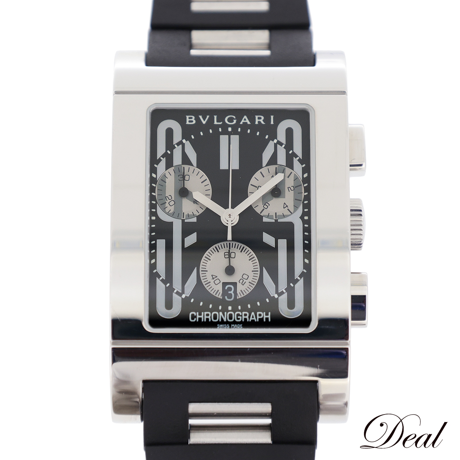 ブルガリ レッタンゴロ クロノ RTC49S メンズ 腕時計 59,840円