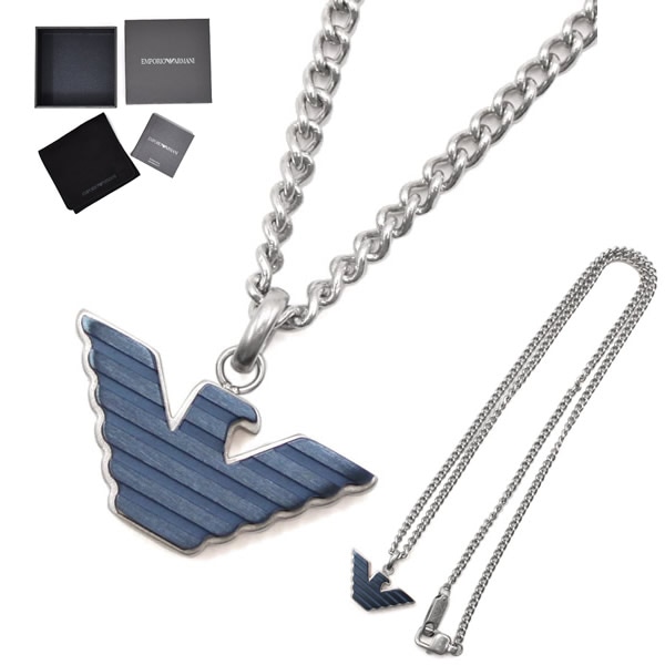 ネックレス EGS2909040 メンズ シルバー ブルー 11,100円