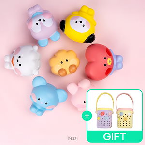 BT21 minini SQUISHY FIGURE もちもち ストレス 解消 人形 おもちゃ