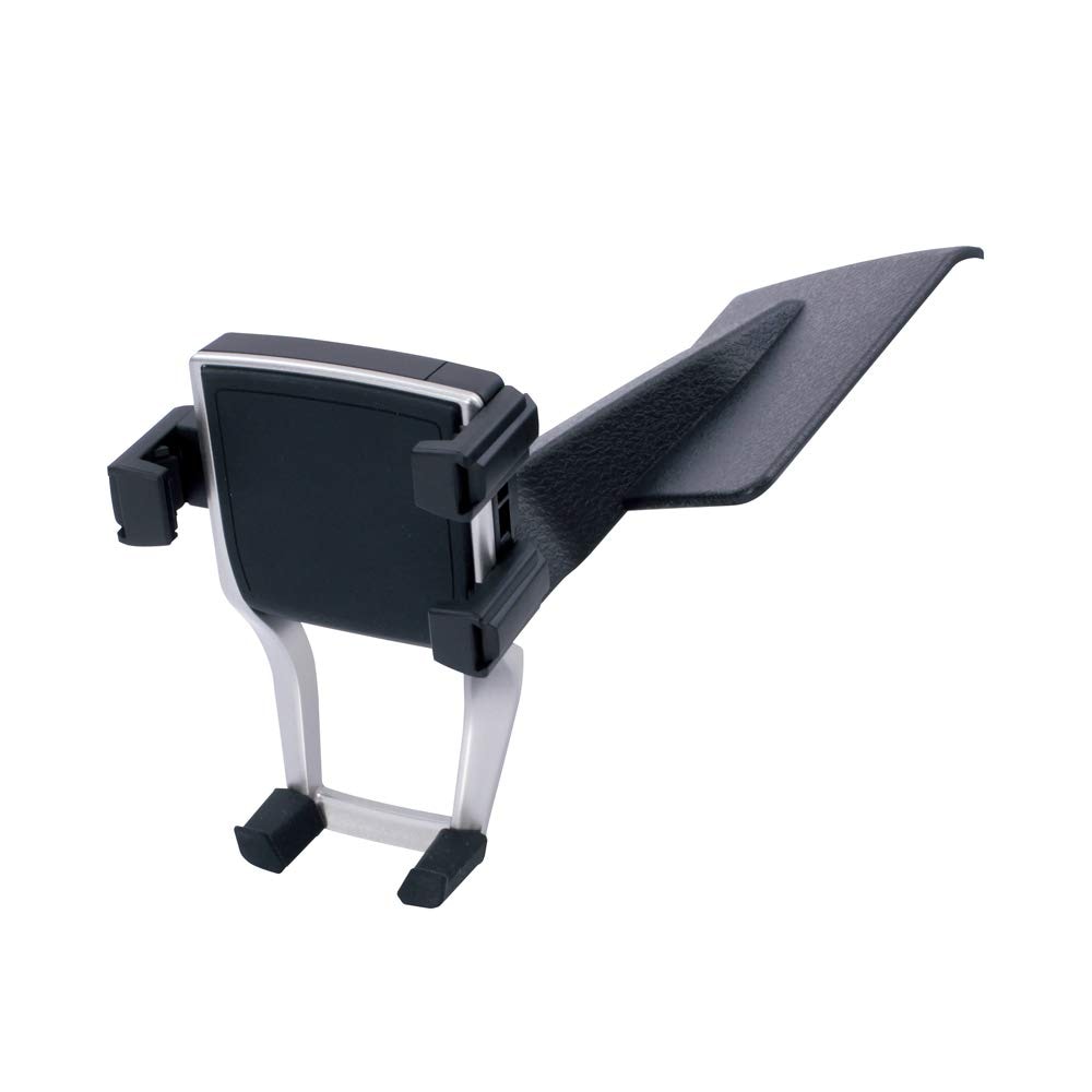 槌屋ヤック(Tsuchiya Yac) 車種専用品 トヨタ 80系 ノア ヴォクシー エスクァイア 専用 スマホホルダー ブラック/シルバー SY-NV11