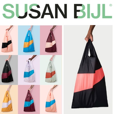 【S・M】SUZAN BIJLスーザンベル ＊ エコバッグ 2点セット Qoo10] [SUSAN BIJL] スーザン ベル : バッグ・雑貨