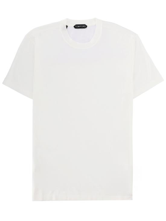 TOMFORD Men T-Shirts JCS004 JMT012WAB WHITE