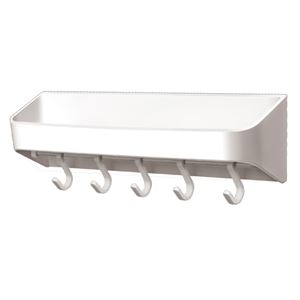 (18個セット) お風呂収納 洗剤ラック&フック 約幅30.4×奥行6.6×高さ9.8cm マグネット取付け式 アスベル RAXE 浴室 風呂