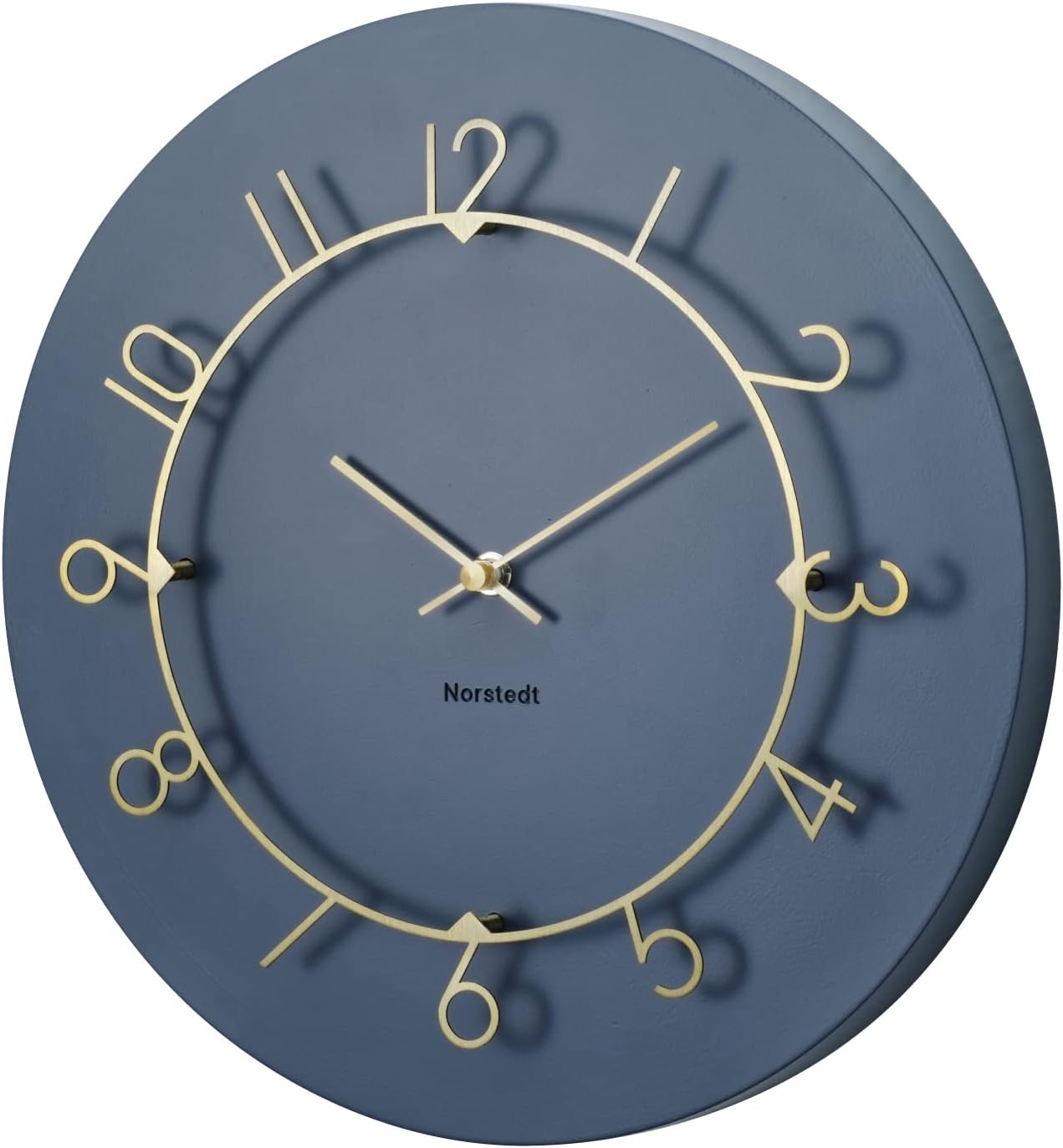 インターフォルム 掛け時計 ルウ CL-4317NV ネイビー ゴールド スイープムーブメント 19,088円
