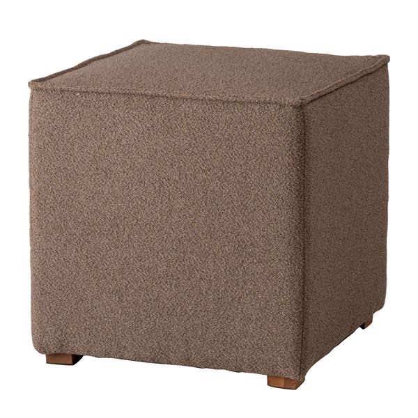 キューブスツール モカブラウン 約W40xD40xH41cm