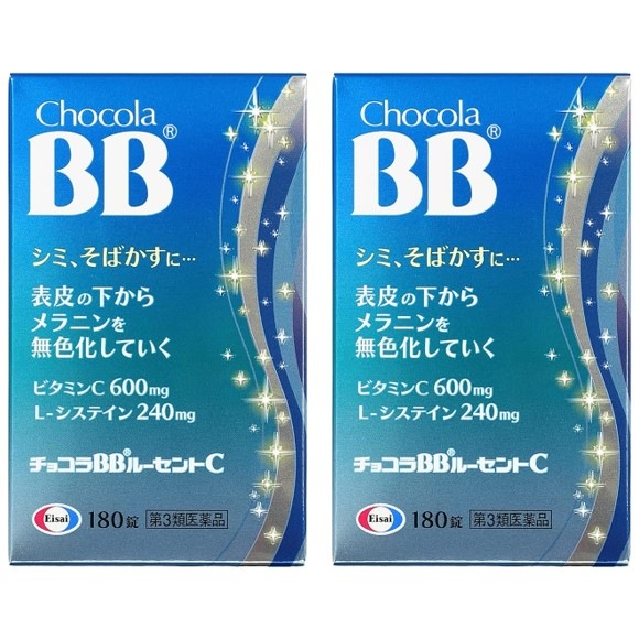 【２個セット】　チョコラBB　ルーセントC　180錠　【第3類医薬品】　4987028124153