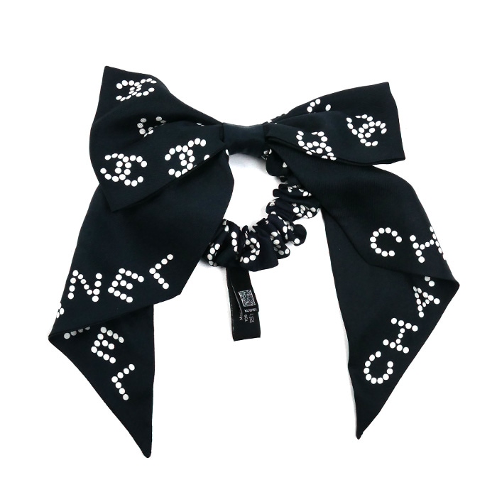 CHANEL シャネル シルク シュシュ ココマーク ヘアアクセサリー AAA706 レディース 中古 美品