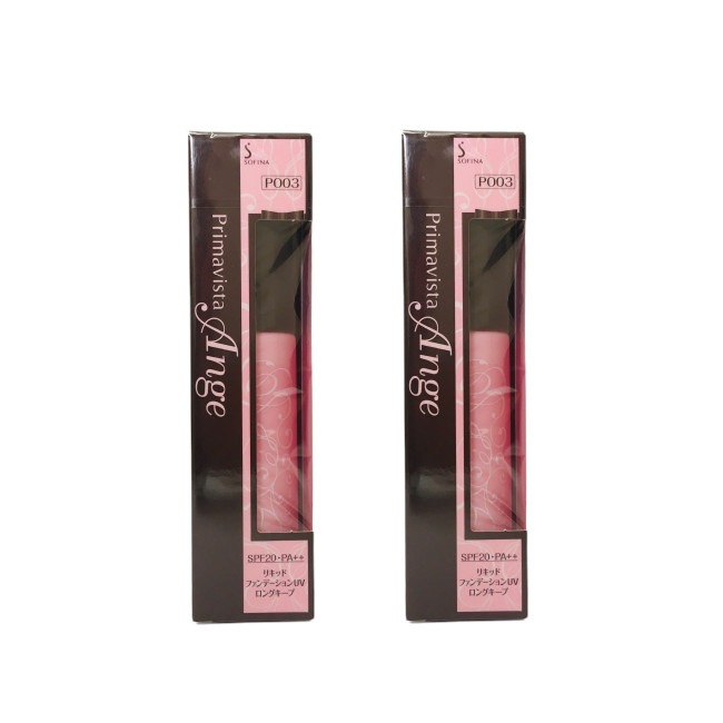 ソフィーナ アンジェ リキッドファンデーション UV ロングキープ PO03 2個セット まとめ買い