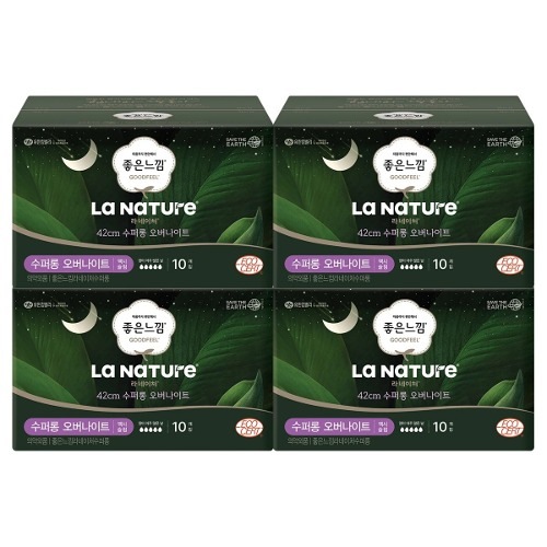 いい感じ ラーネイチャー スーパーロング オーバーナイト 10個×4パック