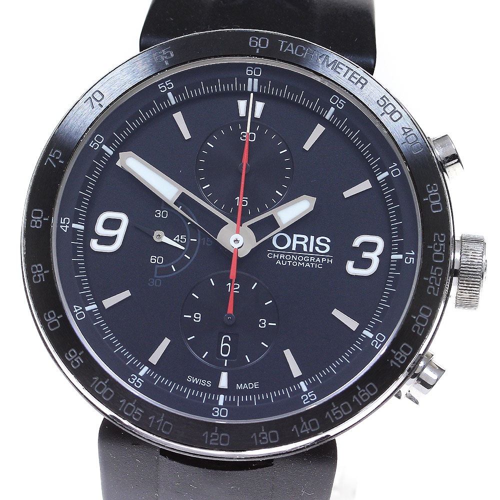 オリス ORIS 7659-04 TT1クロノグラフ デイト 自動巻き メンズ _849229【中古】 75,020円