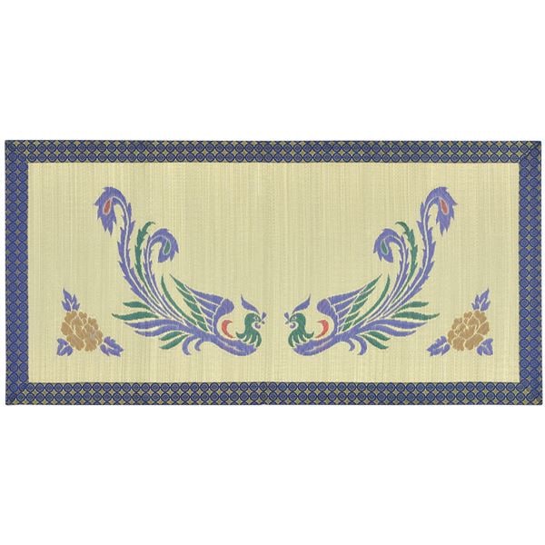 い草 フロアマット 約幅88×奥行180cm 日本製 不織布袋付き 御前ござ ラグマット 鳳凰 ほうおう リビング