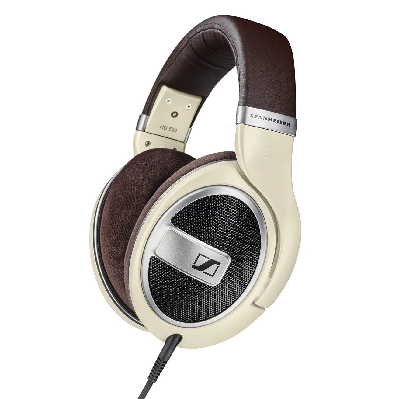 ゼンハイザー(Sennheiser) ヘッドホン 有線 HD 599 開放型 オープン型 アイボリー 【国内正規品】