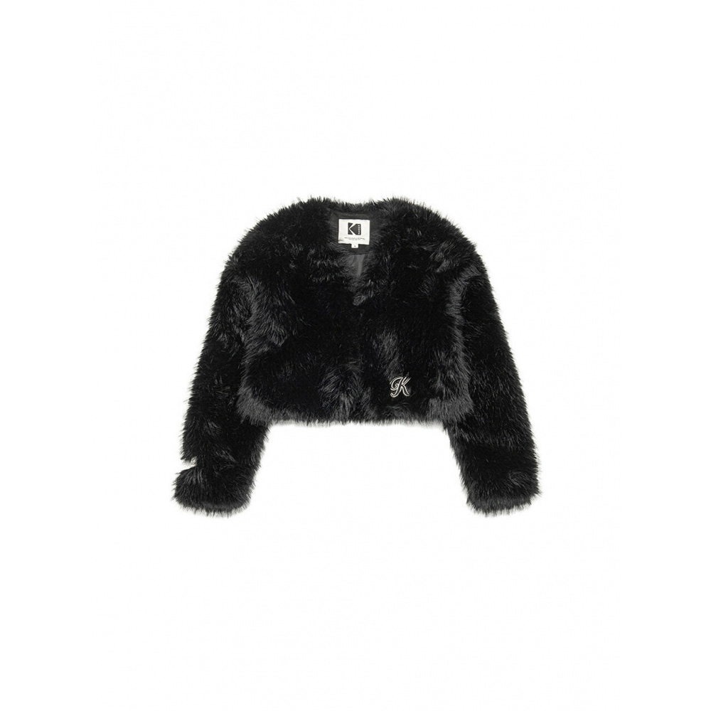 KODAK Apparel フェイクパー ボレロウーマン BLACK