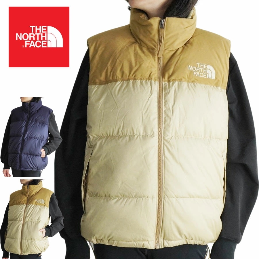 ノースフェイスTHE NORTH FACE レディース ダウンベストW ECO NUPTSE VESTウィメンズ エコヌプシベストAVIATOR NAV