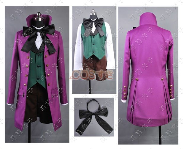 【全店任意2枚購入で100円OFF】黒執事２ アロイス トランシー COS コスプレ衣装 COS 高品質 新品 Cosplay アニメ コスチューム