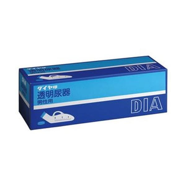 （まとめ）浅井商事 ダイヤ 透明尿器 男性用 1個(×20セット)
