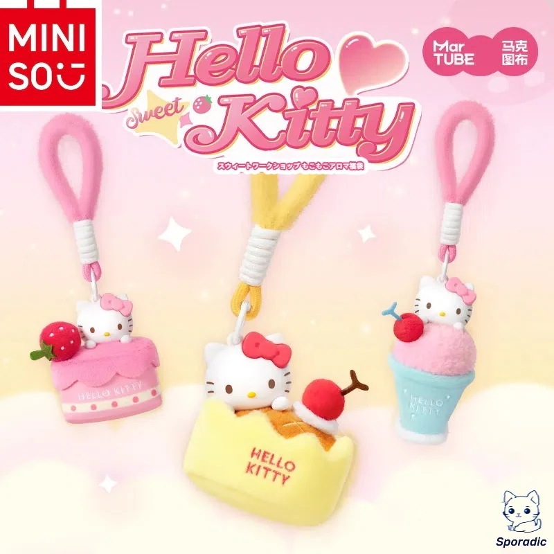 2025年新作m i n i s o名創優品 正規品保証ハローキティ スイートワークショップ ぬいぐるみ アロマセラピー ブラインドボックス
