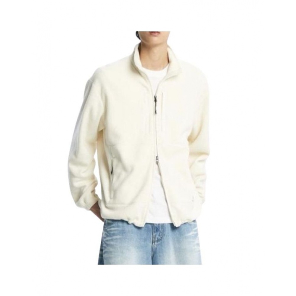 ニューバランス UNI ショートウールフリースステンレススチールジップアップ NBMDD42913