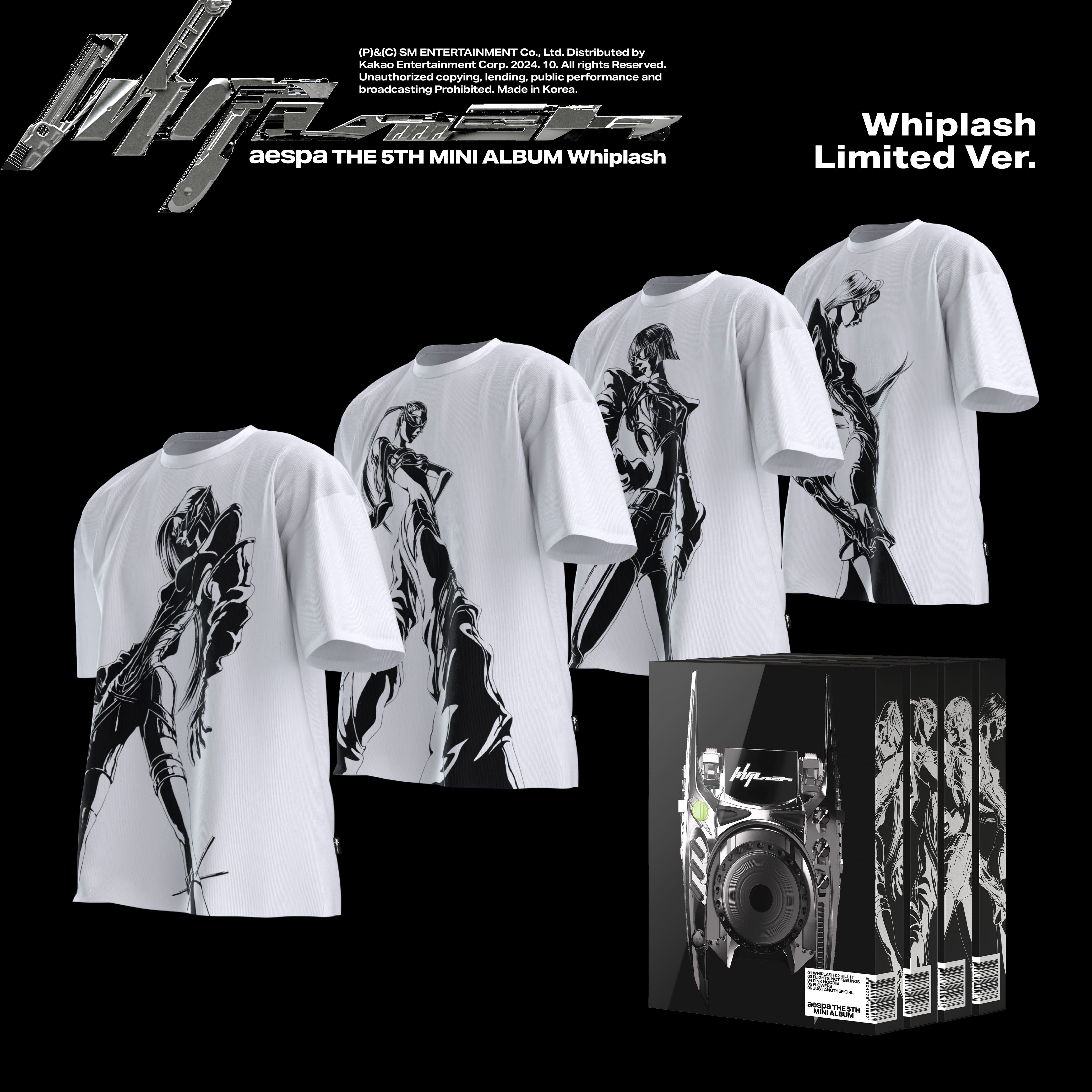 [未開封新品] (aespa) - ミニ5集 [Whiplash] (Whiplash Limited Ver.) (RANDOM)
