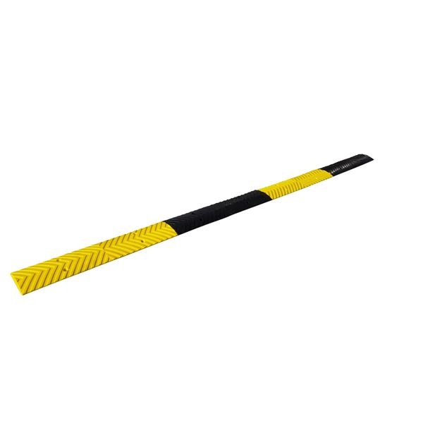 (4枚セット) 減速くん/減速帯 (TYPE6：二輪車用) 計2mセット ポリウレタン製 専用アンカー付属