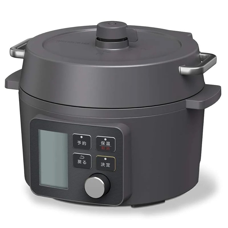 【即納】電気圧力鍋 2.2L ブラック KPC-MA2-B アイリスオーヤマ 65種類自動メニュー搭載