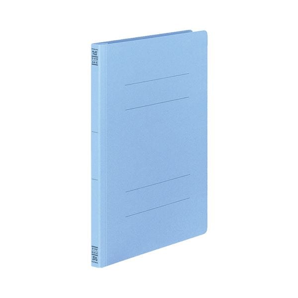 (まとめ) コクヨ フラットファイルV(樹脂製とじ具) A4タテ 150枚収容 背幅18mm コバルトブルー フ-V10CB 1パック(10冊) (×5セット)