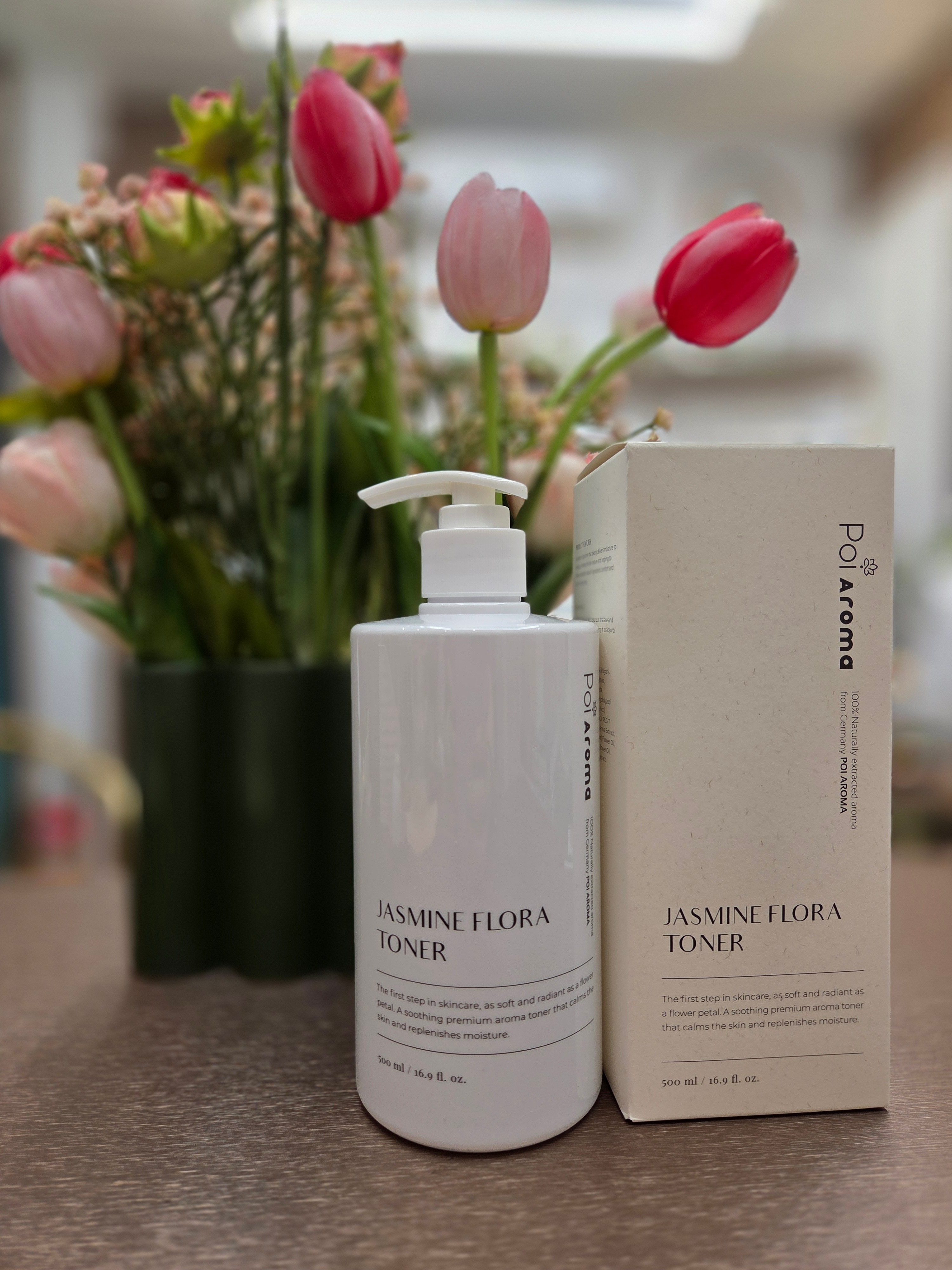 ポイアロマ ジャスミン フローラトナー しっとりとした自然由来のプレミアムアロマトナー 500ml+マスクパックをプレゼント