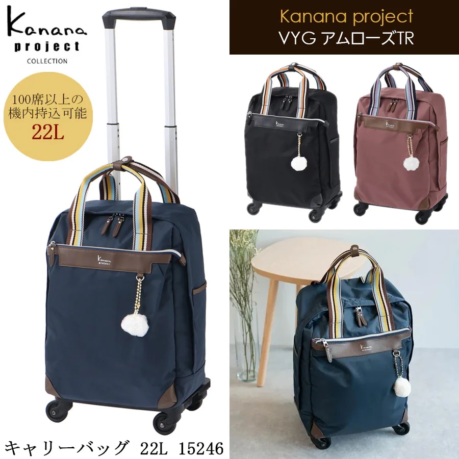【新商品】【機内持込可能】VYG アムローズTR キャリーバッグ 22L 15246 ソフトキャリー
