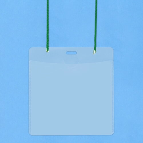 （まとめ買い）名札 吊り下げタイプ イベント用/展示会用 50枚入 グリーン CT-E1 [x3]