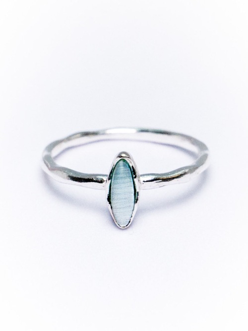 【HARANG】 HR 167R_Mint Cats Eye Ring(Oval) 正規品